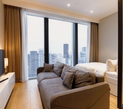 Апартаменты студия в Elite Apartments на проезде 1-й Красногвардейский 22с1