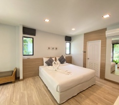 Двухместная вилла двуспальная кровать в Chez Nous Boutique Resort