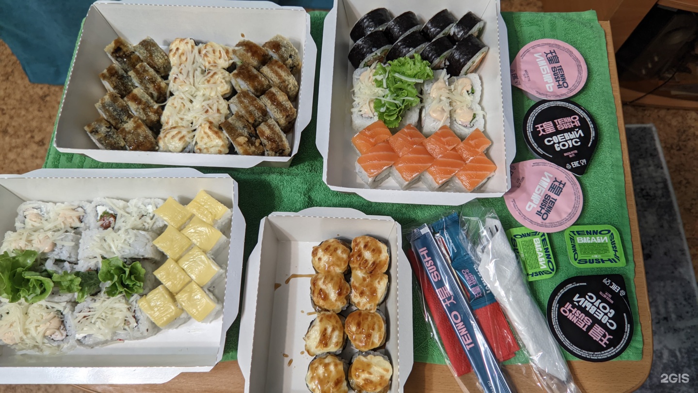 Меню и цены в Tenno sushi, ресторан доставки японской кухни, ТЦ  Филатовский, 18-й Советский переулок, 1 в Иркутске — 2ГИС