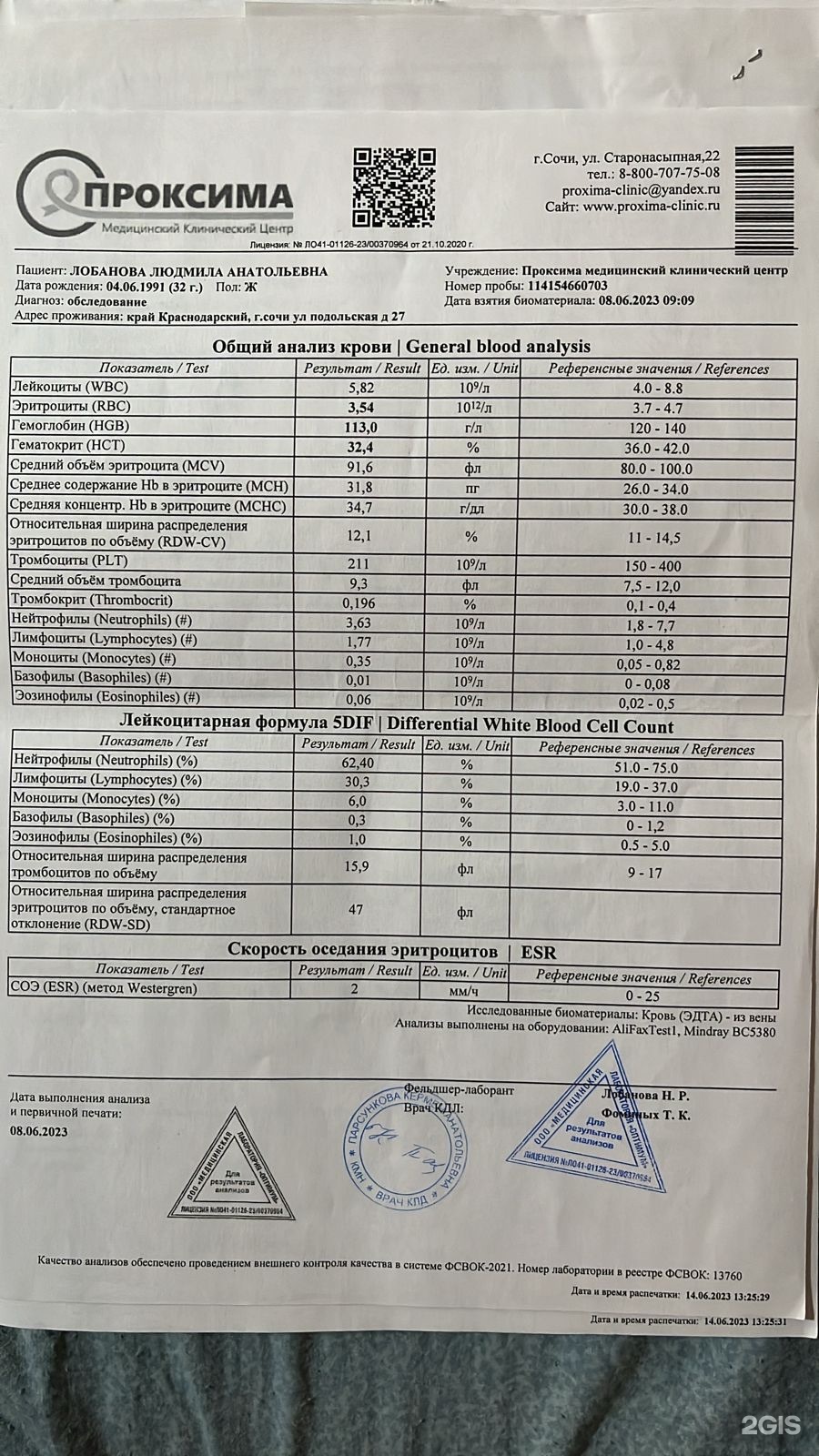 Проксима, медицинский клинический центр, Старонасыпная, 22, Сочи — 2ГИС