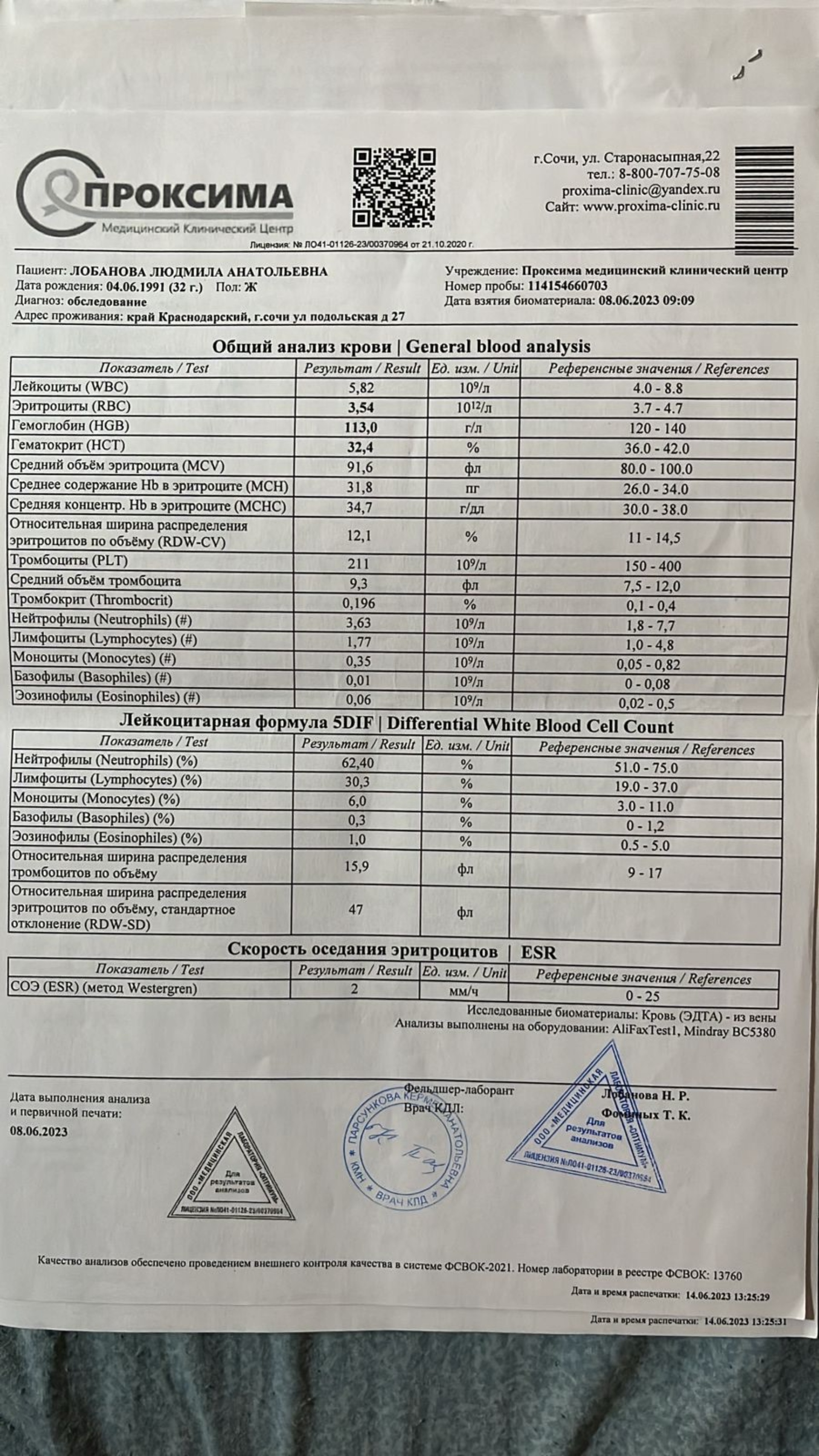 Проксима, медицинский клинический центр, Старонасыпная, 22, Сочи — 2ГИС