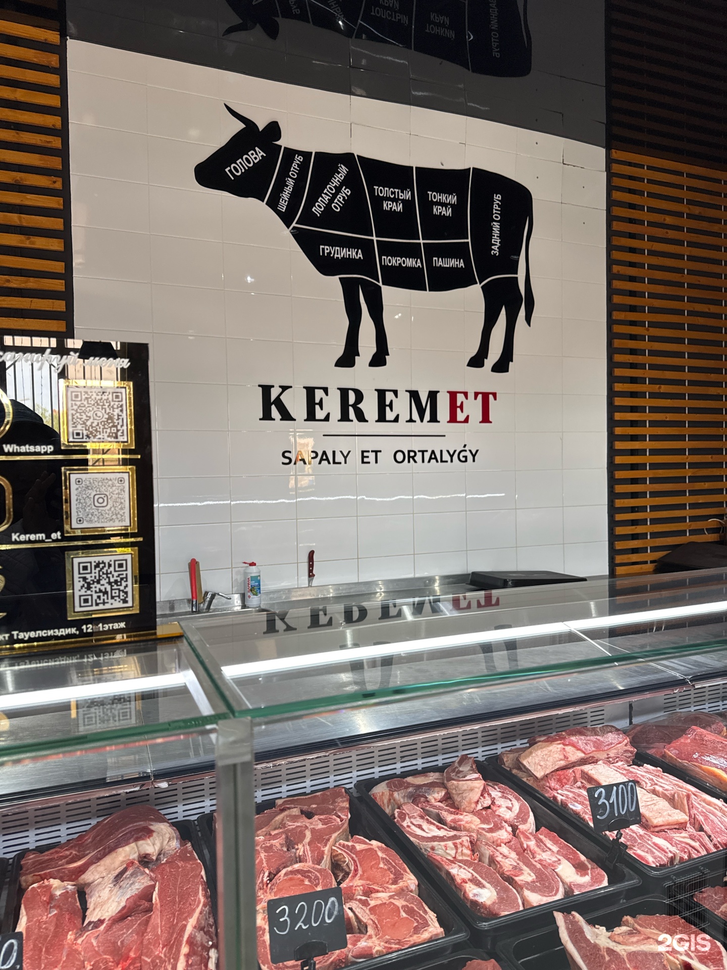 Мен екі саусағымды кискаға салып қойдым.